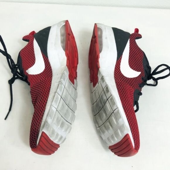 Nike Air Max Motion AA0544-001 LW Red Black Sneaker Athletic Shoe Size 10 - Picture 6 of 9